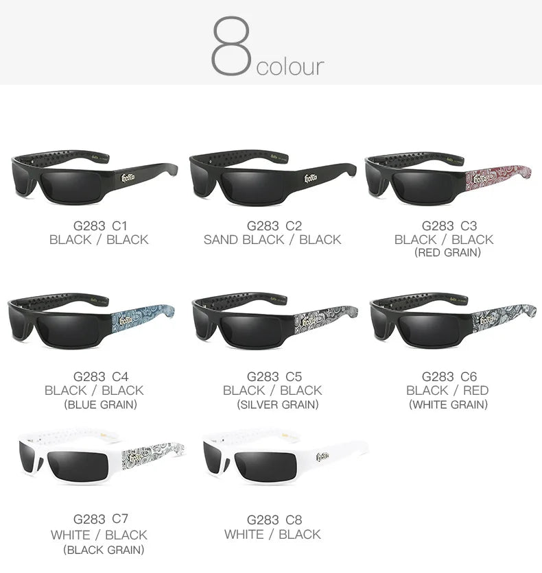 GCOTX Trendy Brand Polarized Sunglasses Hip Hop Style 2024