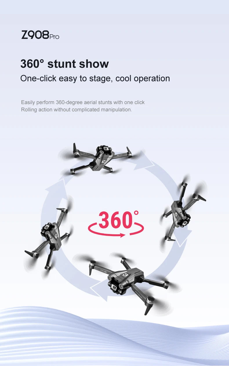 Origin Z908 Pro Drone 8K GPS Dual Camera Long Range Quadcopter for Aerial Photography