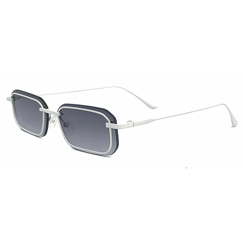 CATERSIDE Retro Punk Sunglasses UV400 Small Frame Fashion Eyewear