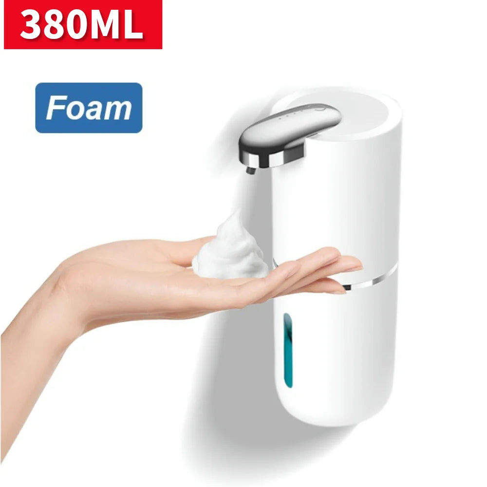 Automatic Touchless Foam Soap Dispenser USB Rechargeable 360-430ML Adjustable Hand Sanitizer with Infrared Sensing Technology