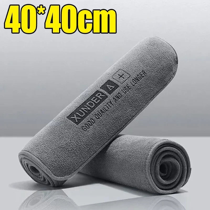10 Pack High-End Microfiber Car Washing Towels for Ultimate Cleaning and Drying with Superior Water Absorption and Scratch-Free Softness