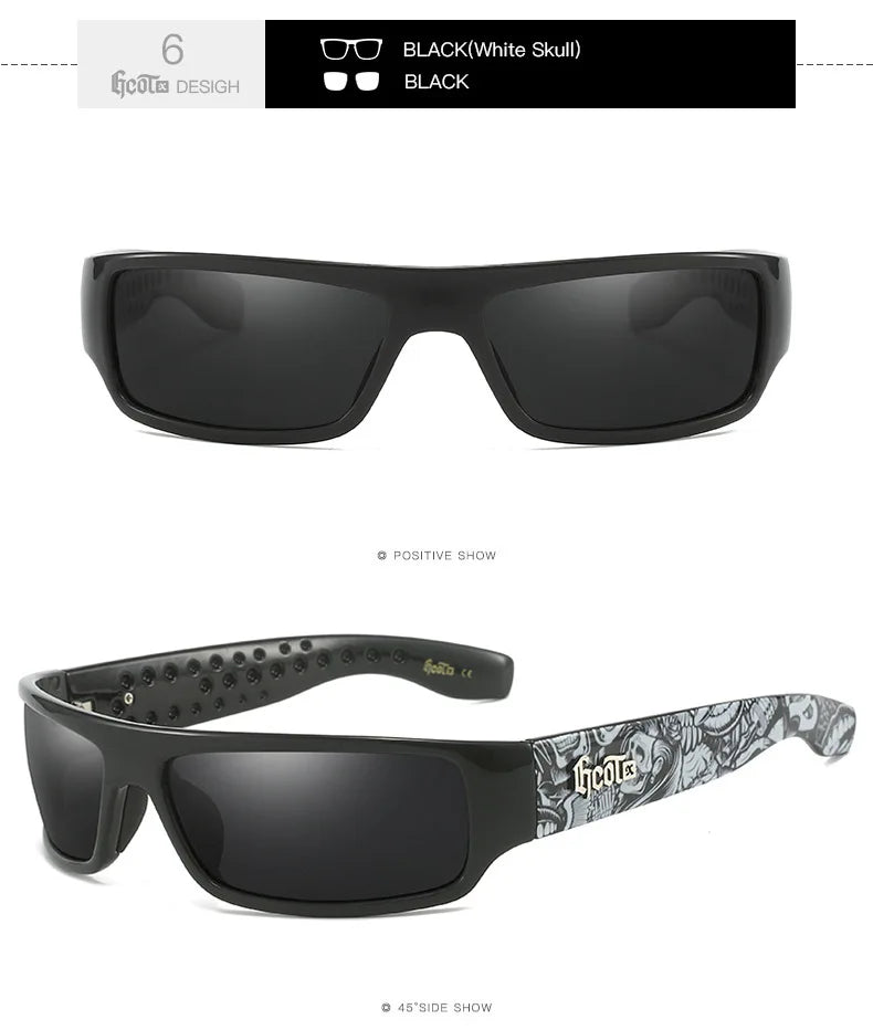 GCOTX Trendy Brand Polarized Sunglasses Hip Hop Style 2024