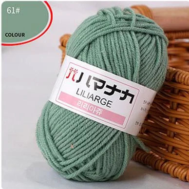 DIY Baby Milk Soft Cotton Knitting Yarn for Sweaters