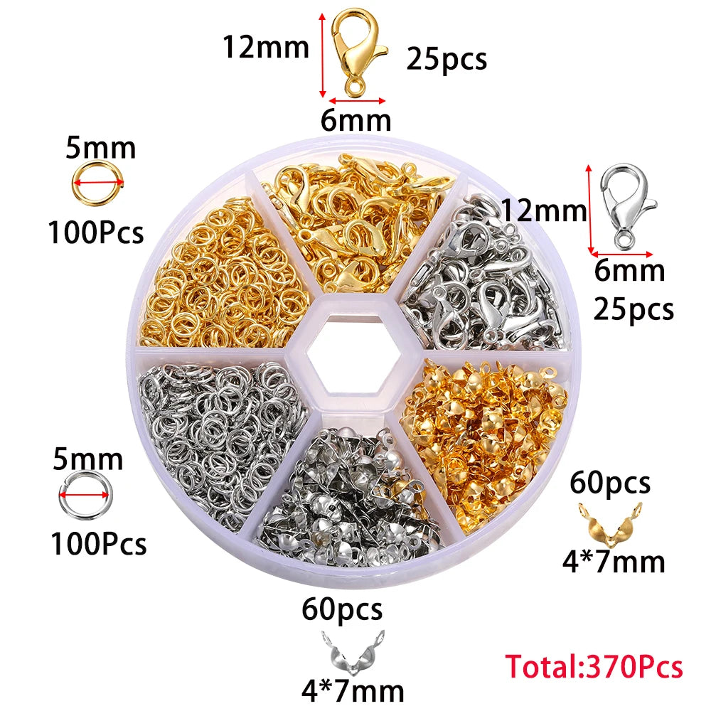 Alloy Accessories Jewelry Findings Set for DIY Jewelry Making