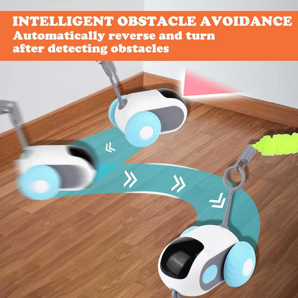 Smart Cat Toy 2 Modes Automatic Remote Controlled Car for Cats Dogs Interactive Training Supplies
