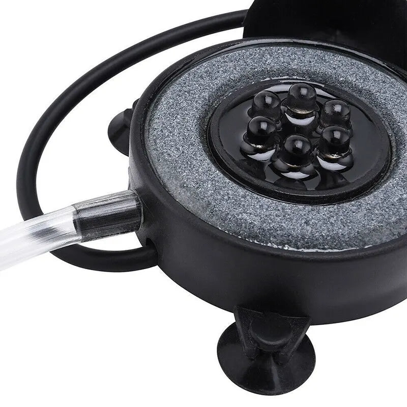 Submersible Underwater Fish Tank Light Color Changing LED Air Light Aquarium Air Bubble Lamp Making Oxygen for Fish Tank