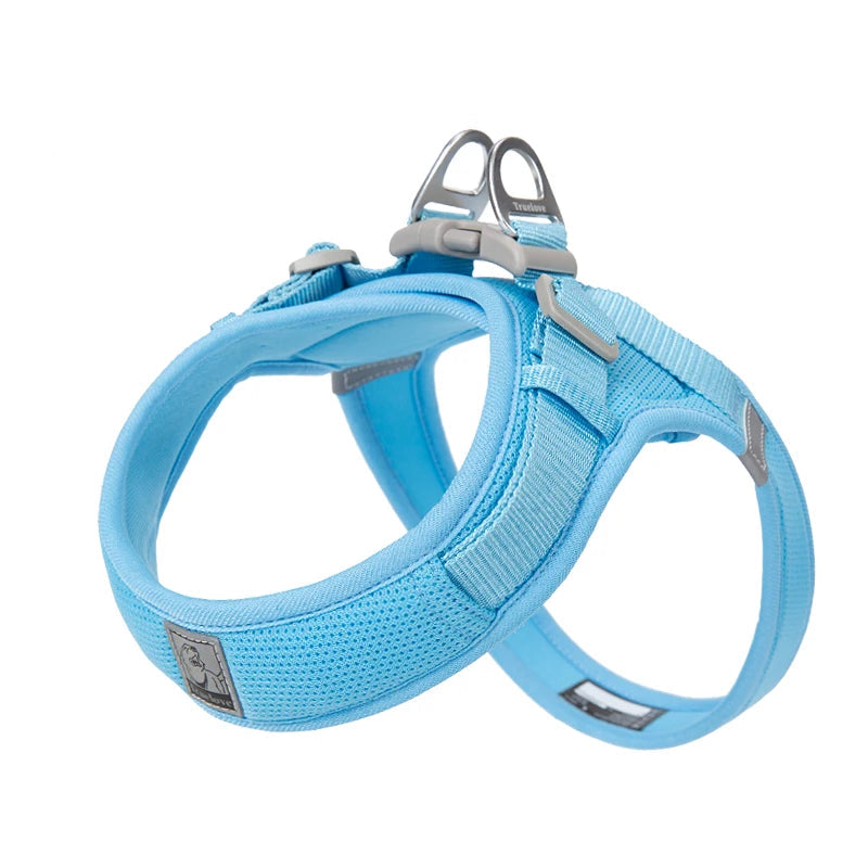 Truelove Adjustable Pet Harness for Small and Medium Dogs Breathable Nylon Mesh Outdoor Training Heavy Duty TLH3013