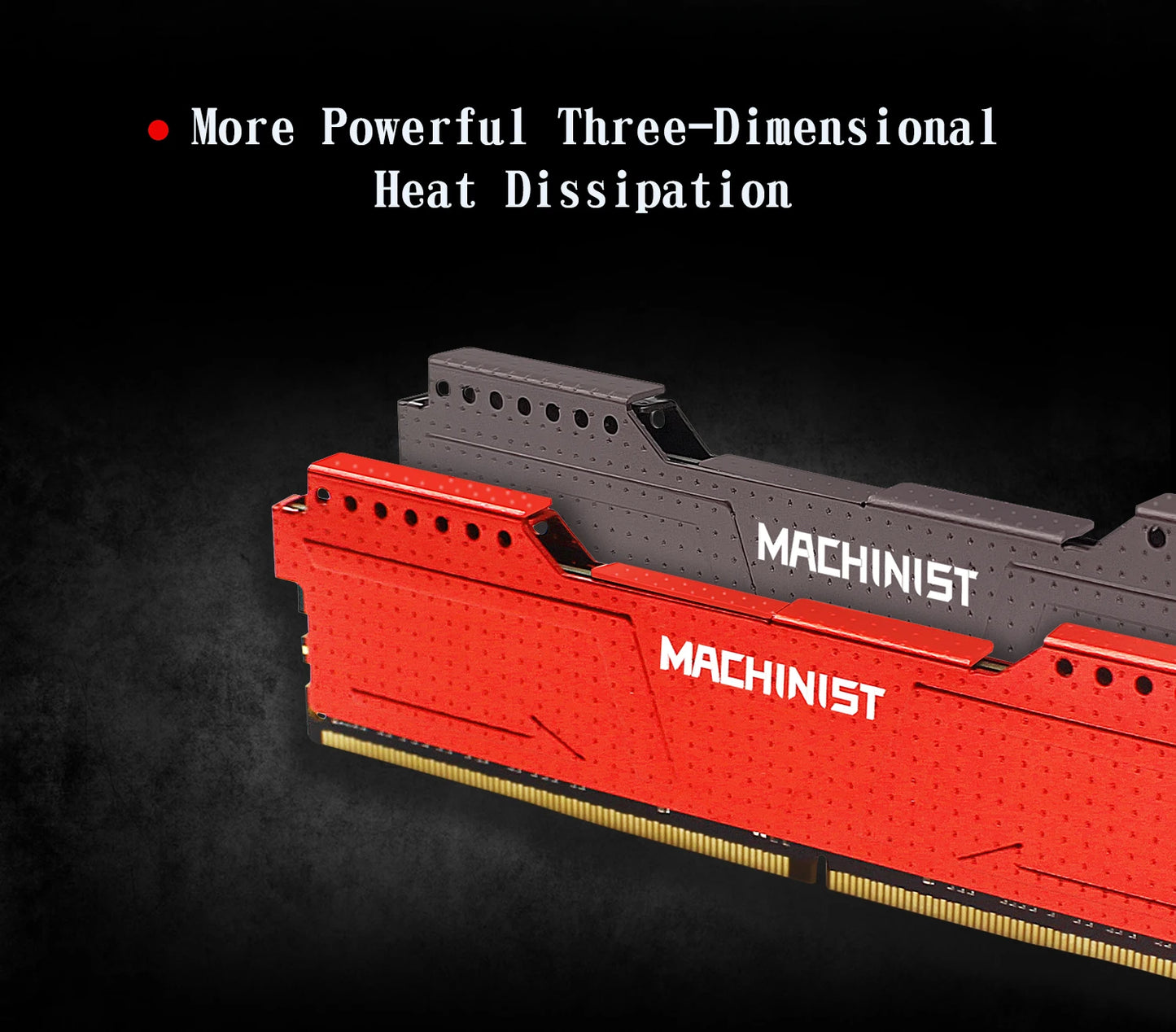 MACHINIST 16GB DDR4 Desktop Memory with Heat Sink for All Motherboards