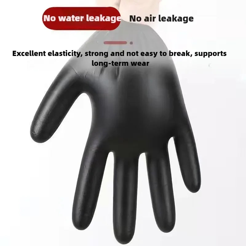 Disposable Nitrile Waterproof Gloves for Kitchen and Household Cleaning Tasks