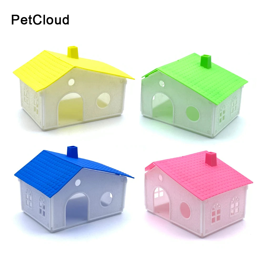 PetCloud Bird Cage Decoration Villa Plastic Birds Nest Parrot Cage Box Bird House Parrot Bedroom Decorative Supplies For Porrots