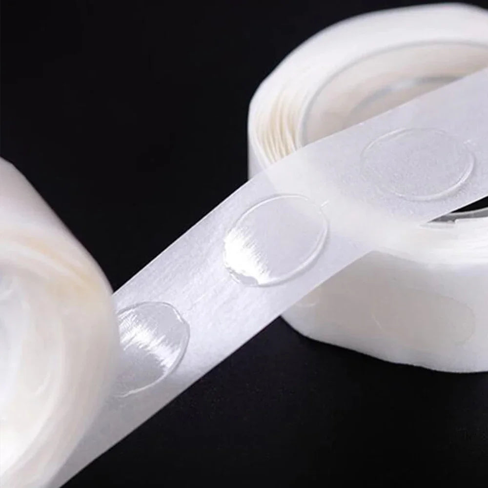 100 Dots Roll Candle Wick Stickers 13mm Double-Sided Adhesive