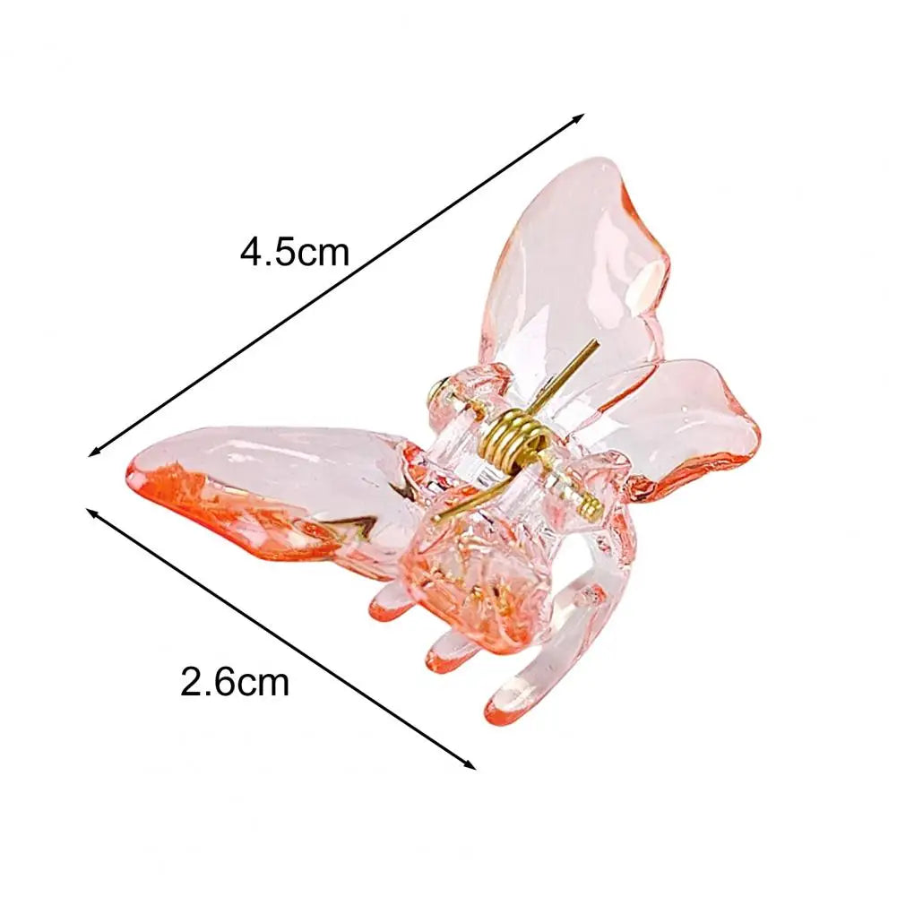 2Pcs Butterflies Hair Clip for Girls Mini Braiding Accessories