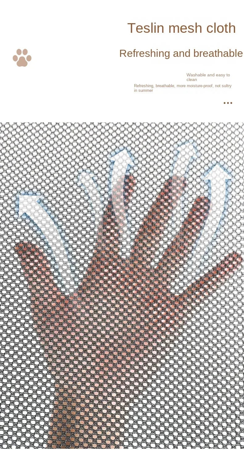 Elevated Pet Bed for Dogs and Cats Portable Folding Camping Bed Removable Washable Design for All Seasons Cozy Pet Kennel and Puppy Bed