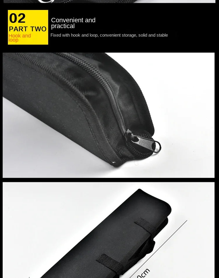 Stainless Steel BBQ Tool Set with Portable Storage Bag for Outdoor Grilling and Baking