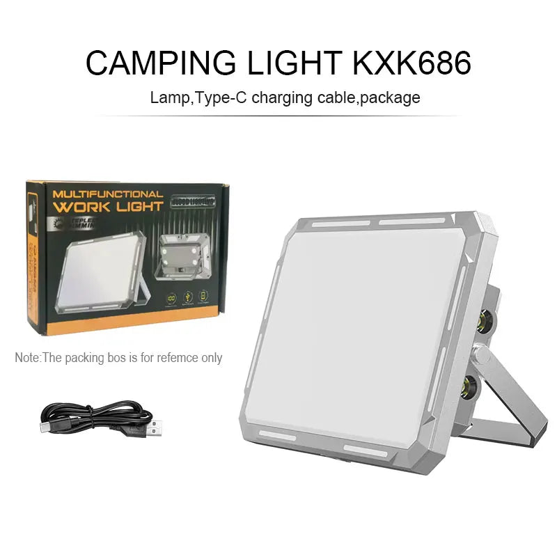 Portable High Power LED Camping Tent Light Rechargeable Waterproof Emergency Lantern for Outdoor Adventures