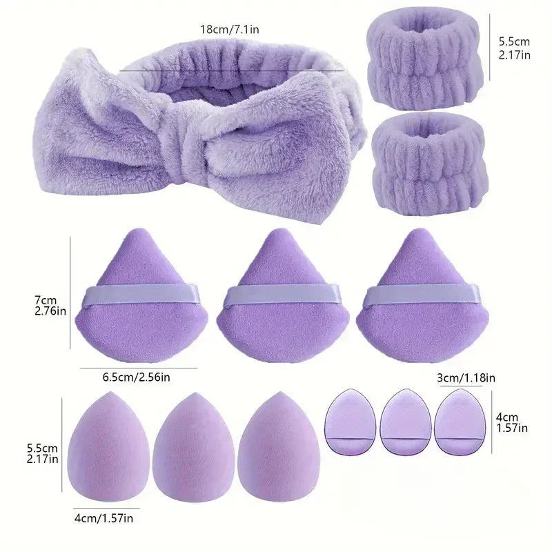 12/15Pcs Makeup Sponge Blender Set with Accessories for Flawless Foundation