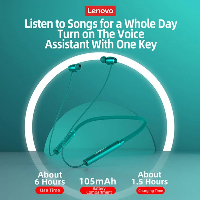 Bluetooth Earphones Waterproof HIFI Sound Magnetic Neckband Sports Headphones