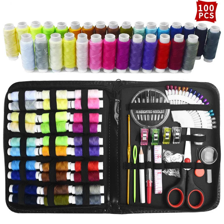230 Piece Sewing Kit DIY Multi-Function Sewing Box Set for Hand Quilting Embroidery and Stitching Accessories