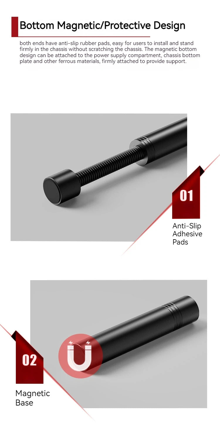 TEUCER VC-16 GPU Holder Telescopic Rotating Magnetic Stand