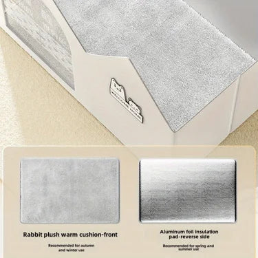 Summer Cooling Pet House for Cats and Dogs Portable Ice Shelter with Air Conditioning Design Ideal for Hot Weather