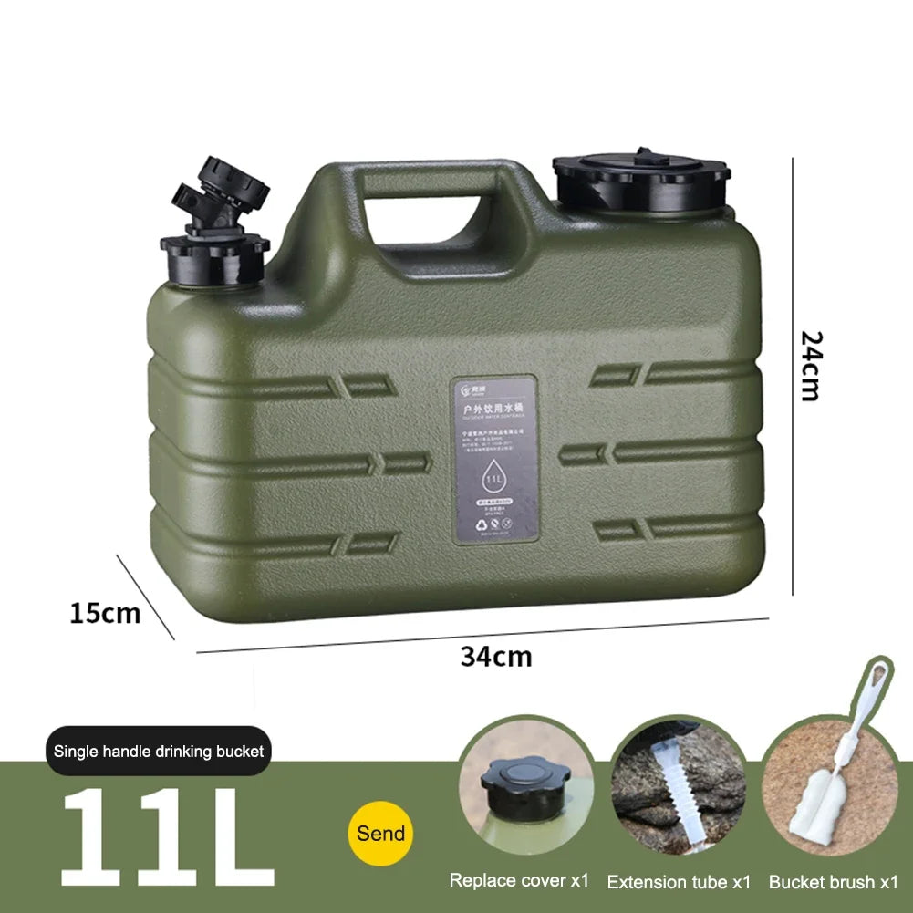 11L Portable Water Canister with Detachable Faucet Leak Proof Design Ideal for Outdoor Travel and Camping