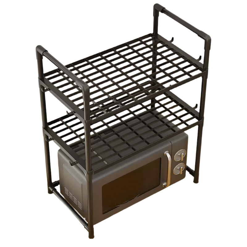 Multi Layer Kitchen Storage Rack Condiment Organizer Microwave Shelf Countertop Tidying Solution Kitchen Accessories