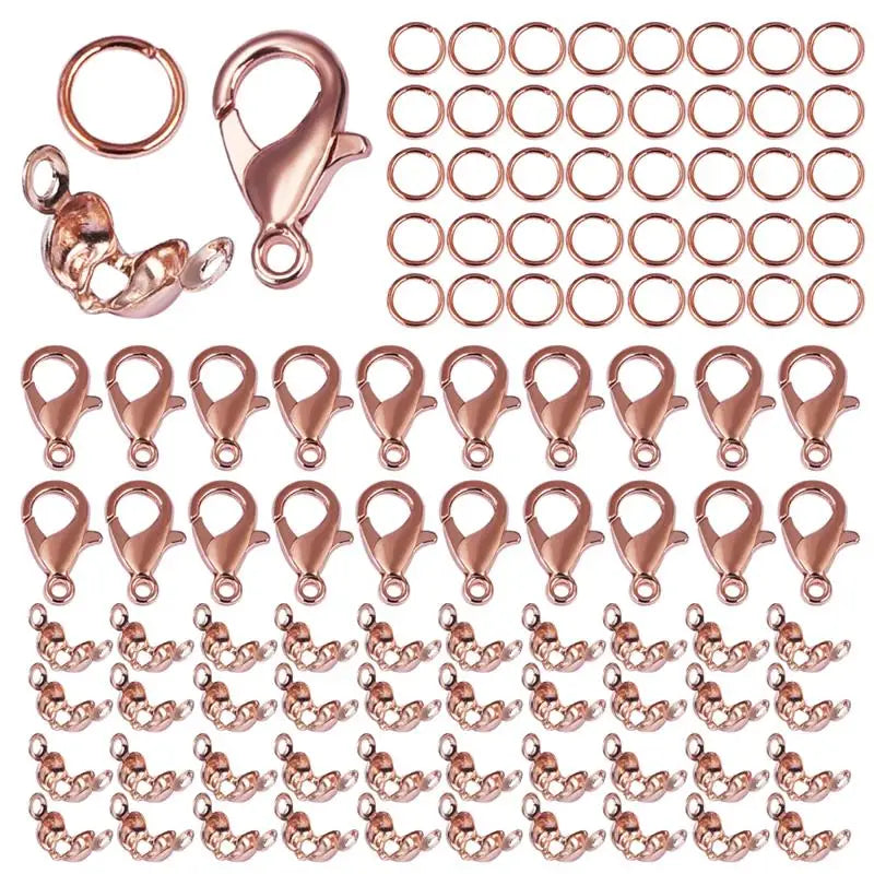 100Pcs Alloy Lobster Clasp Set for DIY Jewelry Making Supplies