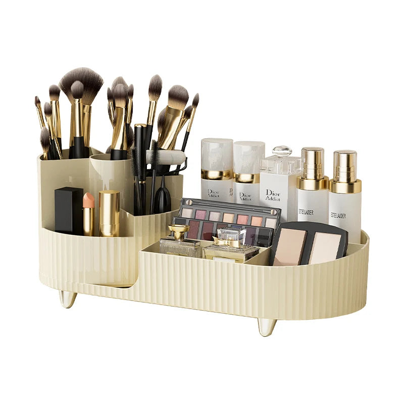XIAOGUI Makeup Organizer Cosmetic Box Rotating Acrylic Storage