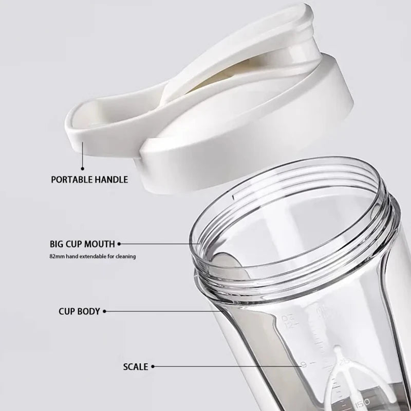 USB Shaker Cup β 450ml Rechargeable Electric Protein & Meal Replacement Mixer for Gym & Travel