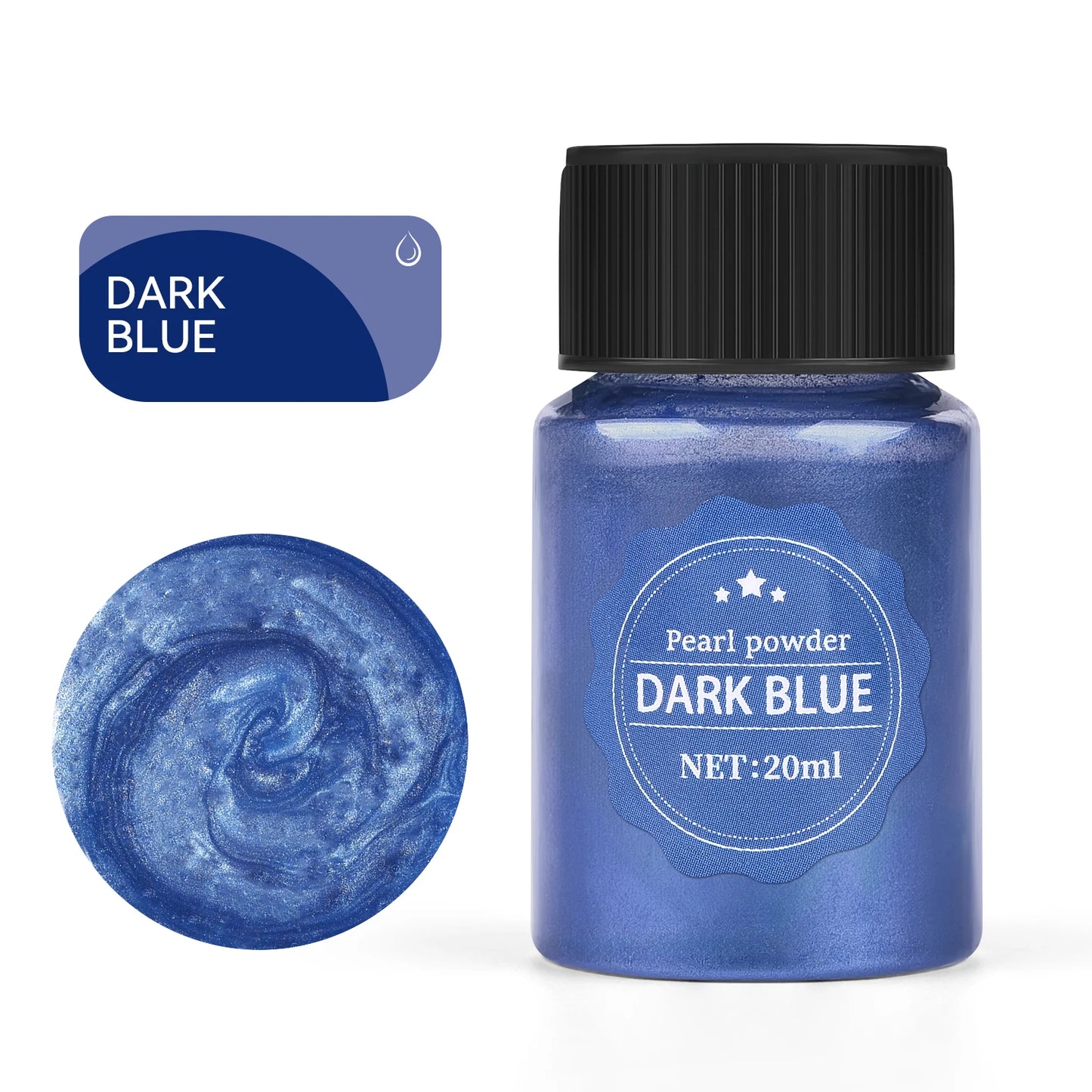 Mica Powder 24 Colors 10g Natural Pearl Pigment for DIY Crafts