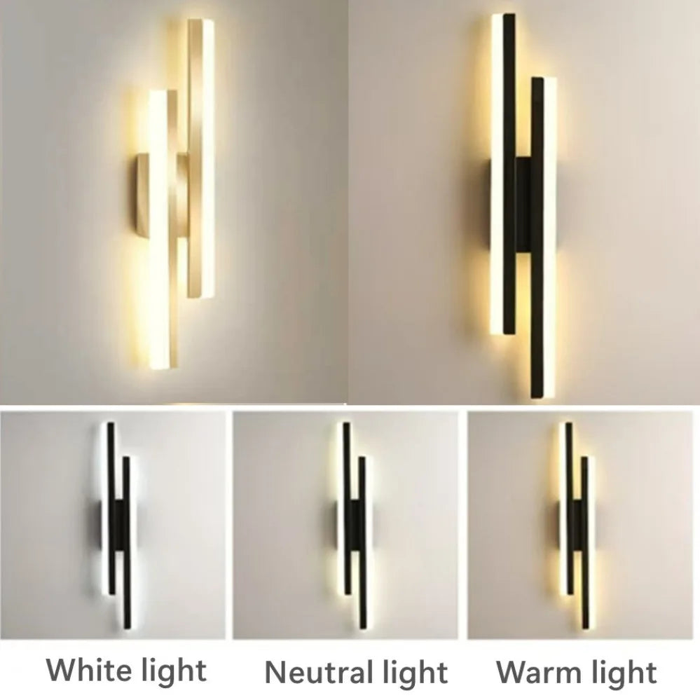 Modern LED Acrylic Wall Light Sconce for Bedroom and Hallway Decor
