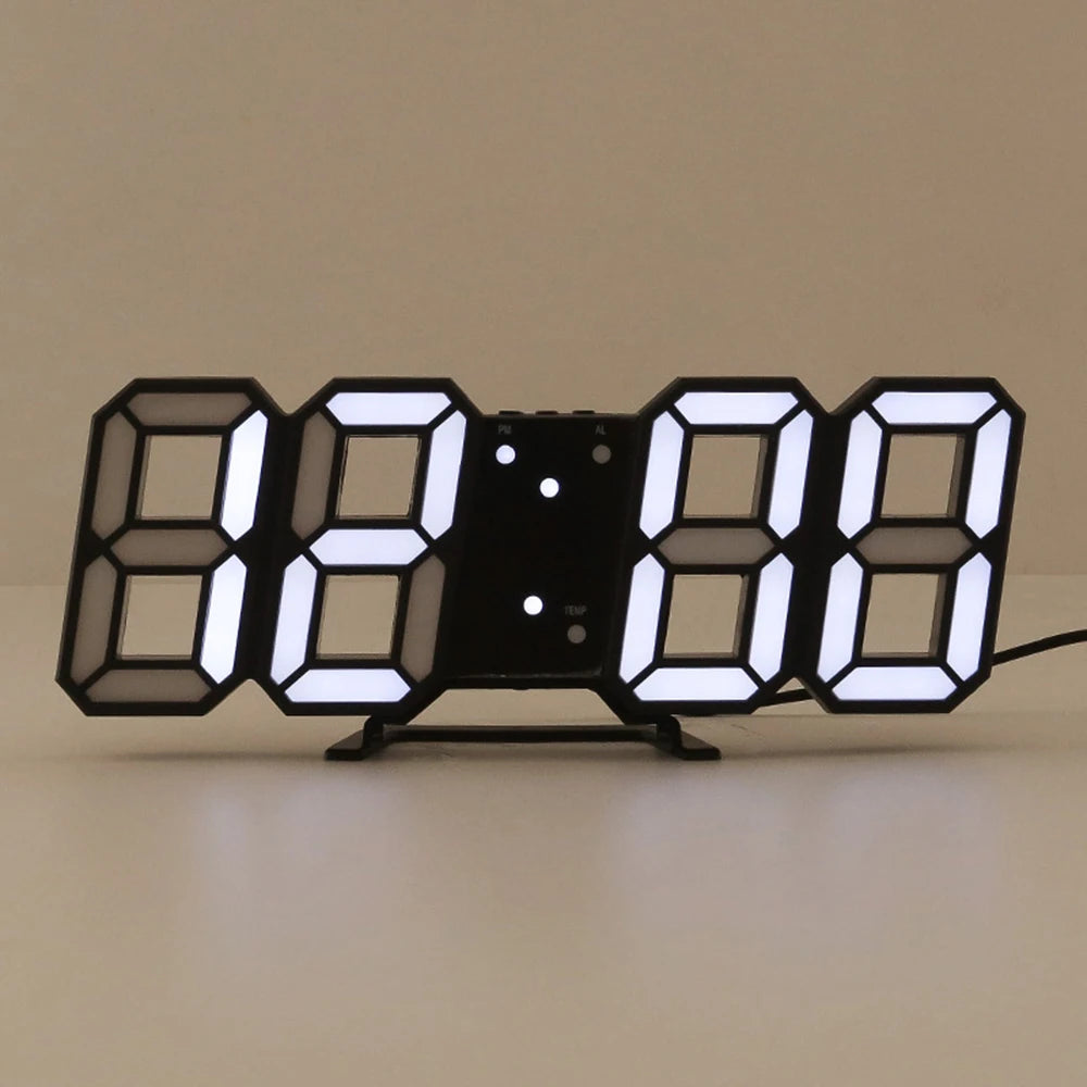 1PC 3D Digital Clock Multi-Functional Large Screen Gift