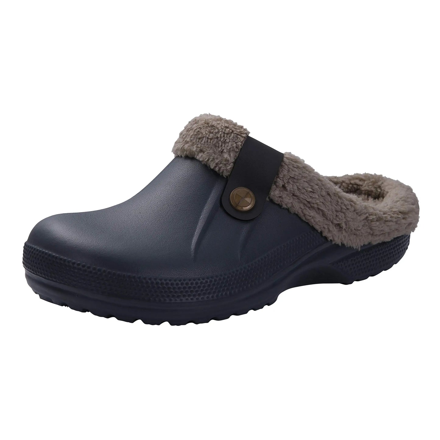 Comwarm New Fuzzy House Slippers For Women Men Winter Clogs