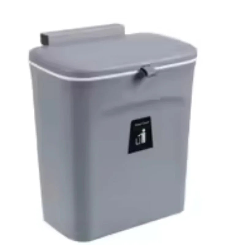 7L 9L Wall Mounted Trash Can with Lid for Kitchen and Bathroom Stylish Waste Bin Eco-Friendly Design