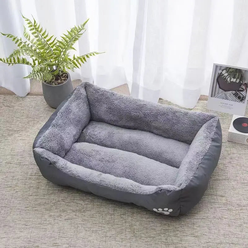 Large Pet Cat and Dog Bed Soft PP Cotton Waterproof Nest