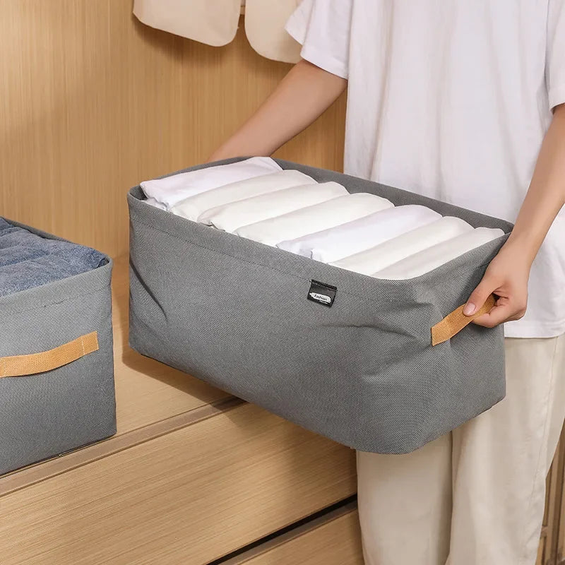 Thicken Clothes Organizer Jeans Storage Box for Wardrobe