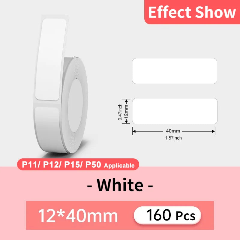 Marklife P15 Bluetooth Thermal Label Printer Portable Inkless Label Maker for Home and Office Use