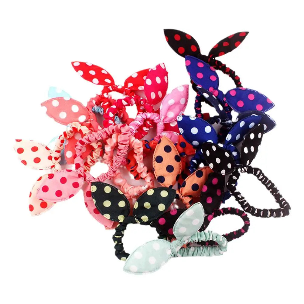 1Pcs Cute Rabbit Ear Hair Bands for Girls Elastic Headwear