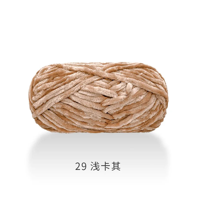 Ruyi Bird Warm Fleece Thick Wool Crochet Golden Velvet Yarn