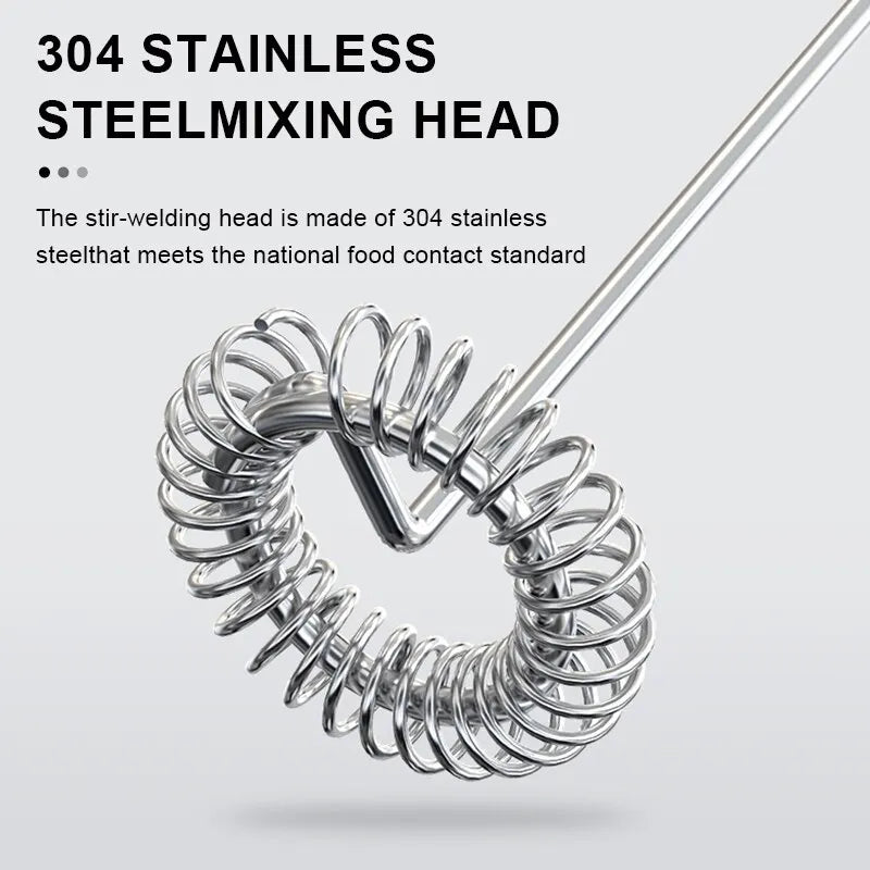 Espumador de leche eléctrico Espumador de bebidas de cocina Batidora Agitador Crema de café Capuchino Batidor Mezcla espumosa Batidor de huevos