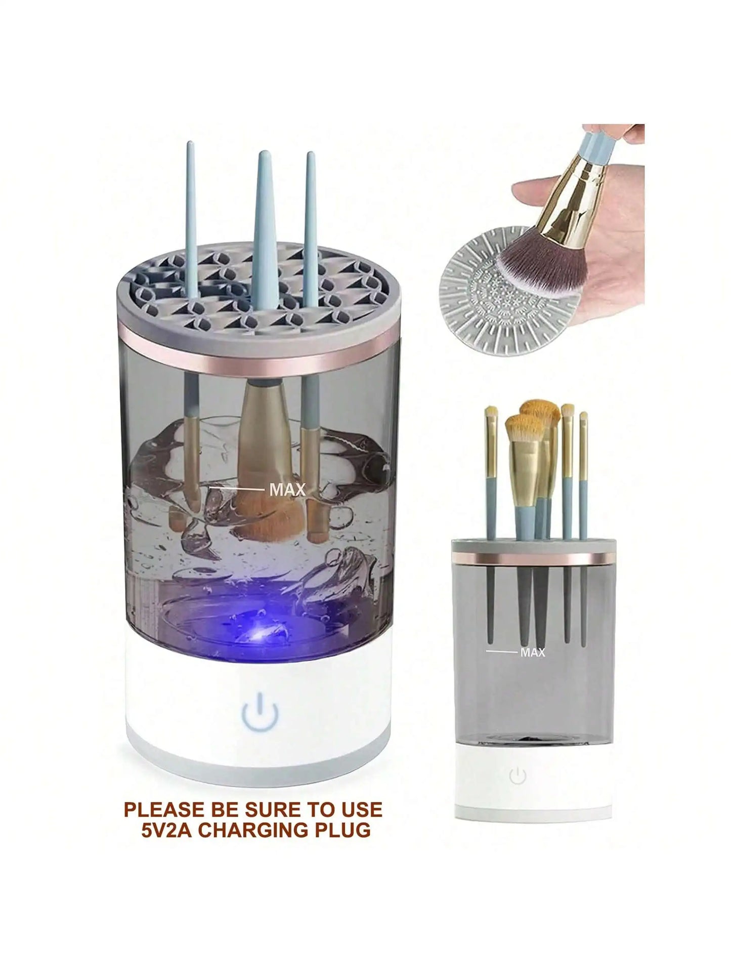 Electric Makeup Brush Cleaner Machine for Quick Sanitizing