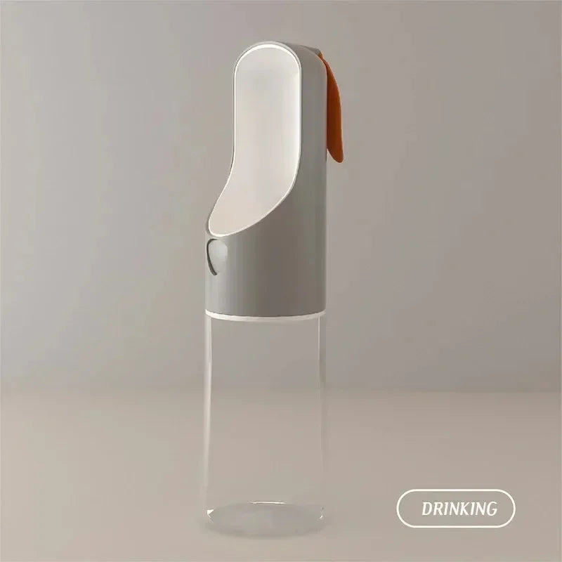 Portable Pet Hydration Bottle with Detachable Bowl 2-in-1 Food and Water Solution for Dogs and Cats Ideal for Outdoor Adventures