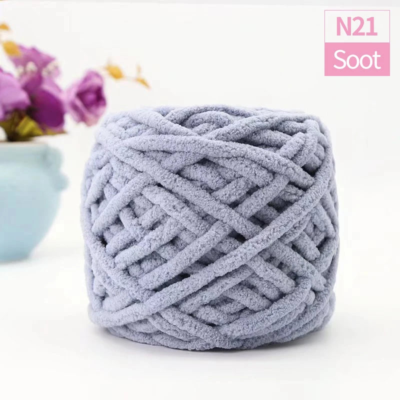 QJH Chunky Blanket Knitting Yarn for Cozy Throws and Pillows