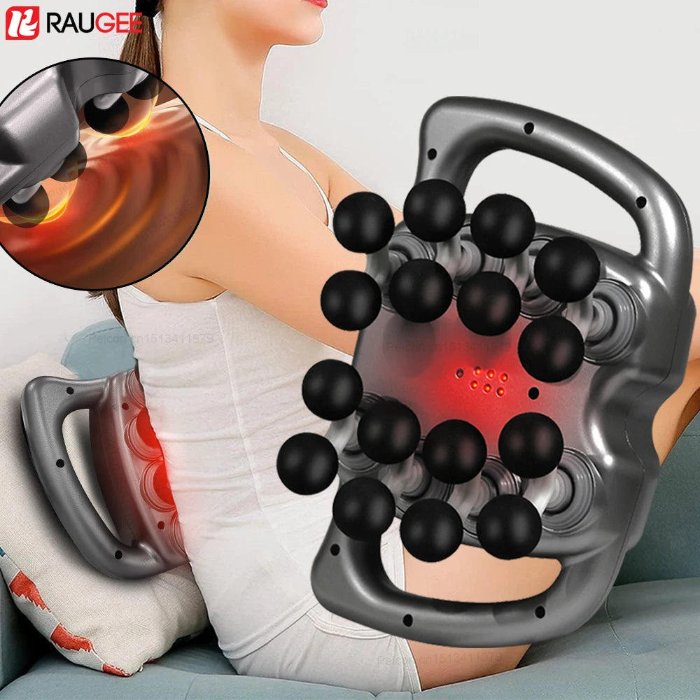 Fascia Gun Muscle Massager Gun with 16 Heads High Frequency Massage Machine