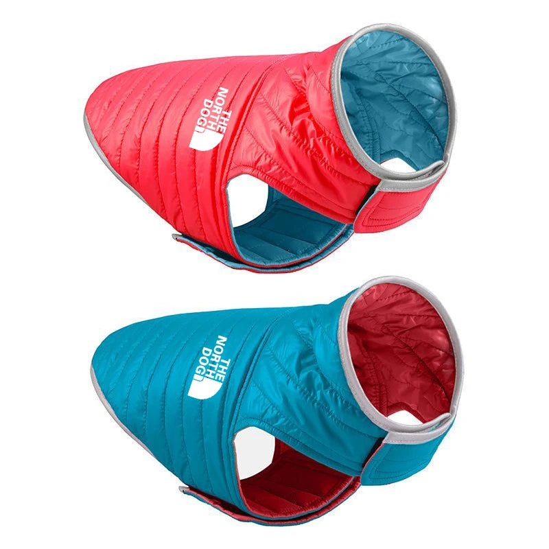 Double Sided Dog Coat Winter Warm Pet Dog Clothes For Small Medium Dogs Vest Chihuahua Clothing Soft Puppy Costumes Ropa Perro