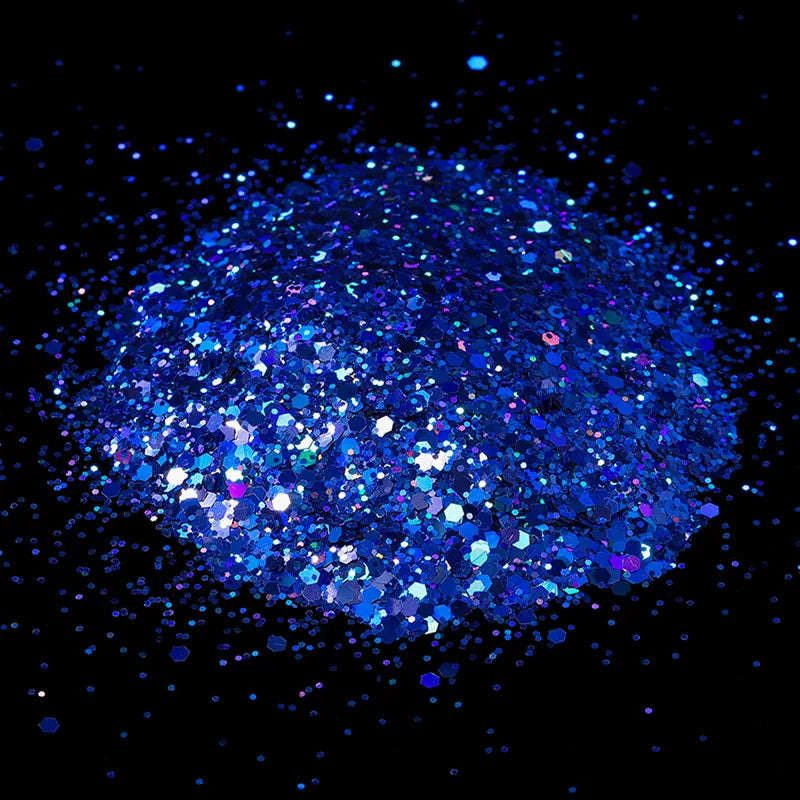10g Holographic Hexagon Chunky Glitter for Epoxy Resin Art
