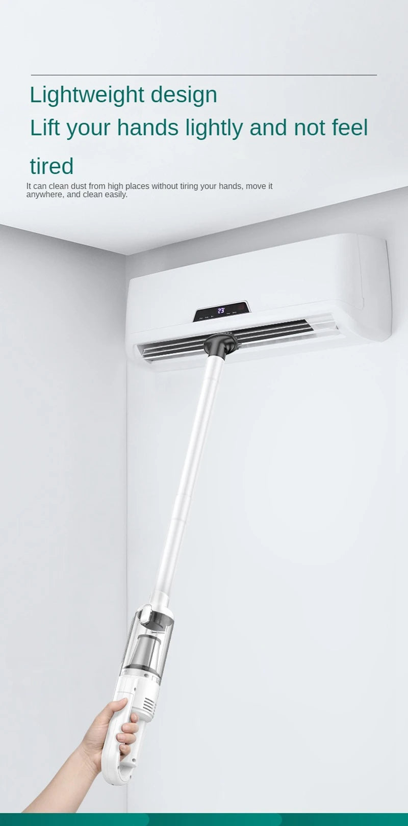 Multifunction Home-Appliance 6500Pa Wireless Car Vacuum Cleaner Portable Handheld