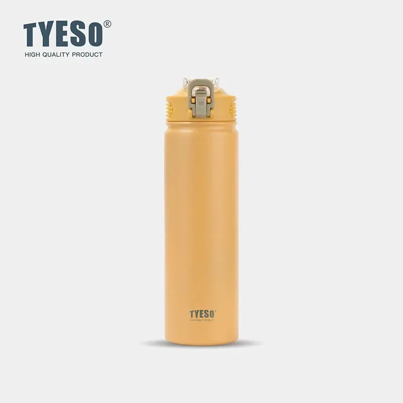 Insulated Stainless Steel Water Bottles – 600ml / 750ml Travel Thermos for Hot & Cold Drinks