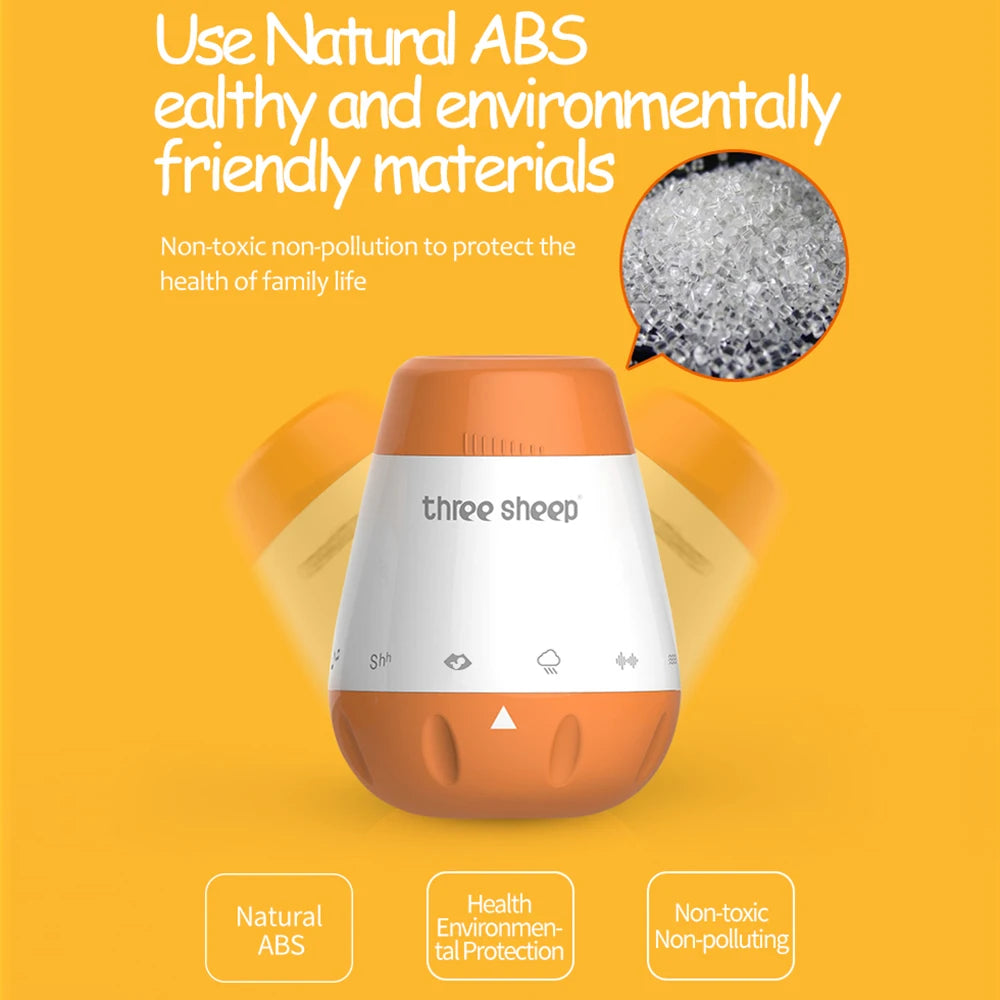 Smart Baby White Noise Machine with Voice Activation for Soothing Sleep