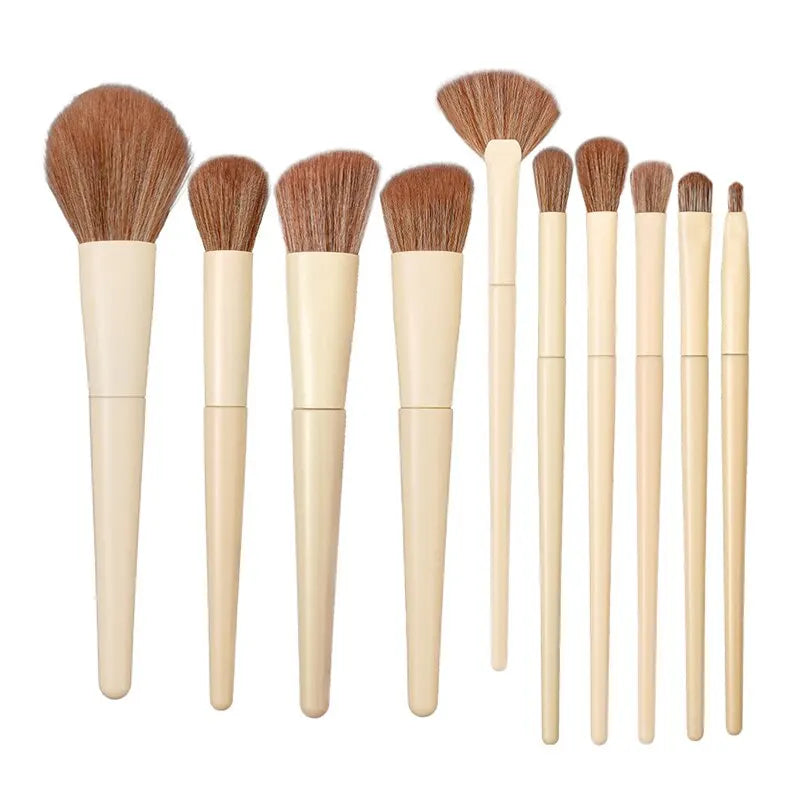 10pcs Premium Makeup Brushes Set for Eye Shadow Foundation